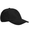 BB825 B825 Beechfield EarthAware® Classic Organic Cotton 5 Panel Cap Black colour image